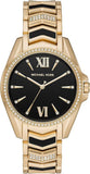  Shop Authentic Michael Kors Whitney Quartz Black Dial Two Tone Steel Strap  Watch For Women - MK6743 - Luxxuri