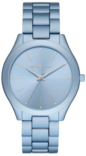  Shop Authentic Michael Kors Slim Runway Blue Dial Blue Steel Strap Watch For Women - MK4548 - Luxxuri