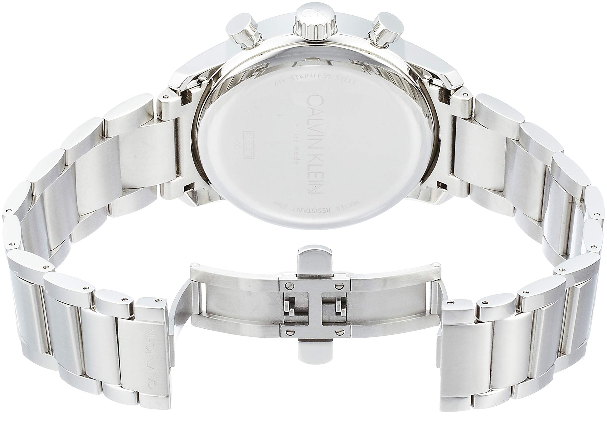  Shop Authentic Calvin Klein City White Dial Silver Steel Strap Watch for Men - K2G27146 - Luxxuri