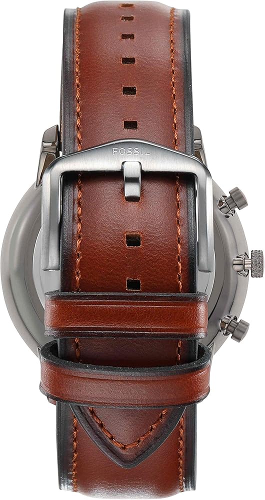  Shop Authentic Fossil Neutra Chronograph Grey Dial Brown Leather Strap Watch for Men - FS5512 - Luxxuri
