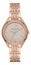  Shop Authentic Michael Kors Cinthia Mother of Pearl Rose Gold Dial Rose Gold Steel Strap Watch for Women - MK3643 - Luxxuri