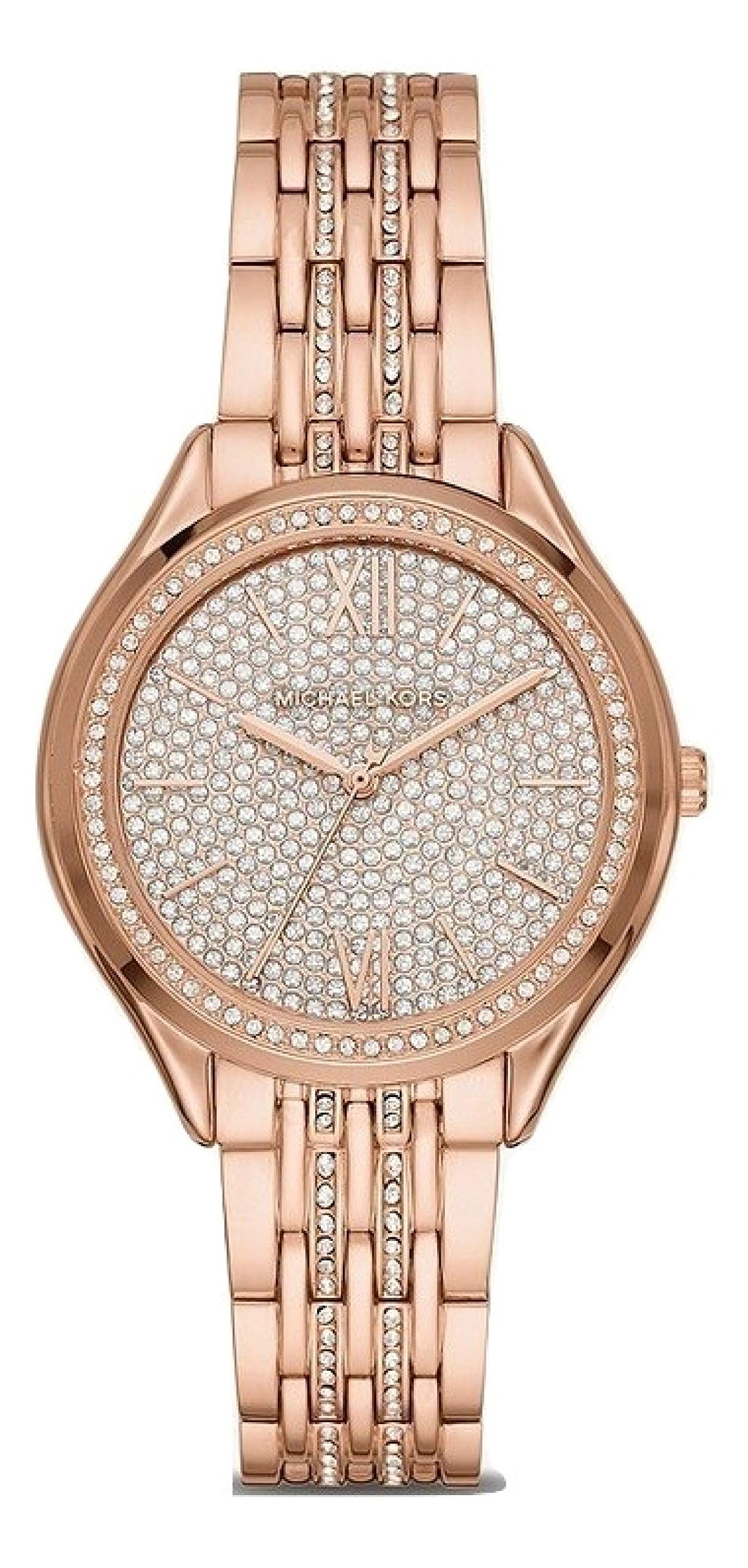  Shop Authentic Michael Kors Cinthia Mother of Pearl Rose Gold Dial Rose Gold Steel Strap Watch for Women - MK3643 - Luxxuri