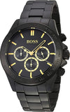  Shop Authentic Hugo Boss Ikon Black Dial Black Steel Strap Watch for Men - 1513278 - Luxxuri