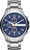  Shop Authentic Armani Exchange Hampton Chronograph Blue Dial Silver Steel Strap Watch For Men - AX2155 - Luxxuri