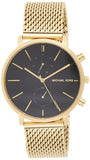  Shop Authentic Michael Kors Jaryn Black Dial Gold Steel Strap Watch for Men - MK8503 - Luxxuri