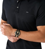  Shop Authentic Michael Kors Lexington Quartz Black Dial Two Tone Steel Strap Watch For Men - MK8948 - Luxxuri