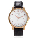  Shop Authentic Tissot T Classic Tradition White Dial Brown Leather Strap Watch For Men - T063.610.36.037.00 - Luxxuri