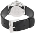  Shop Authentic Calvin Klein Post Minimal Silver Dial Black Leather Strap Watch for Men - K7622185 - Luxxuri