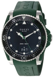  Shop Authentic Gucci Dive Black Dial Green Rubber Strap Watch For Men - YA136310 - Luxxuri