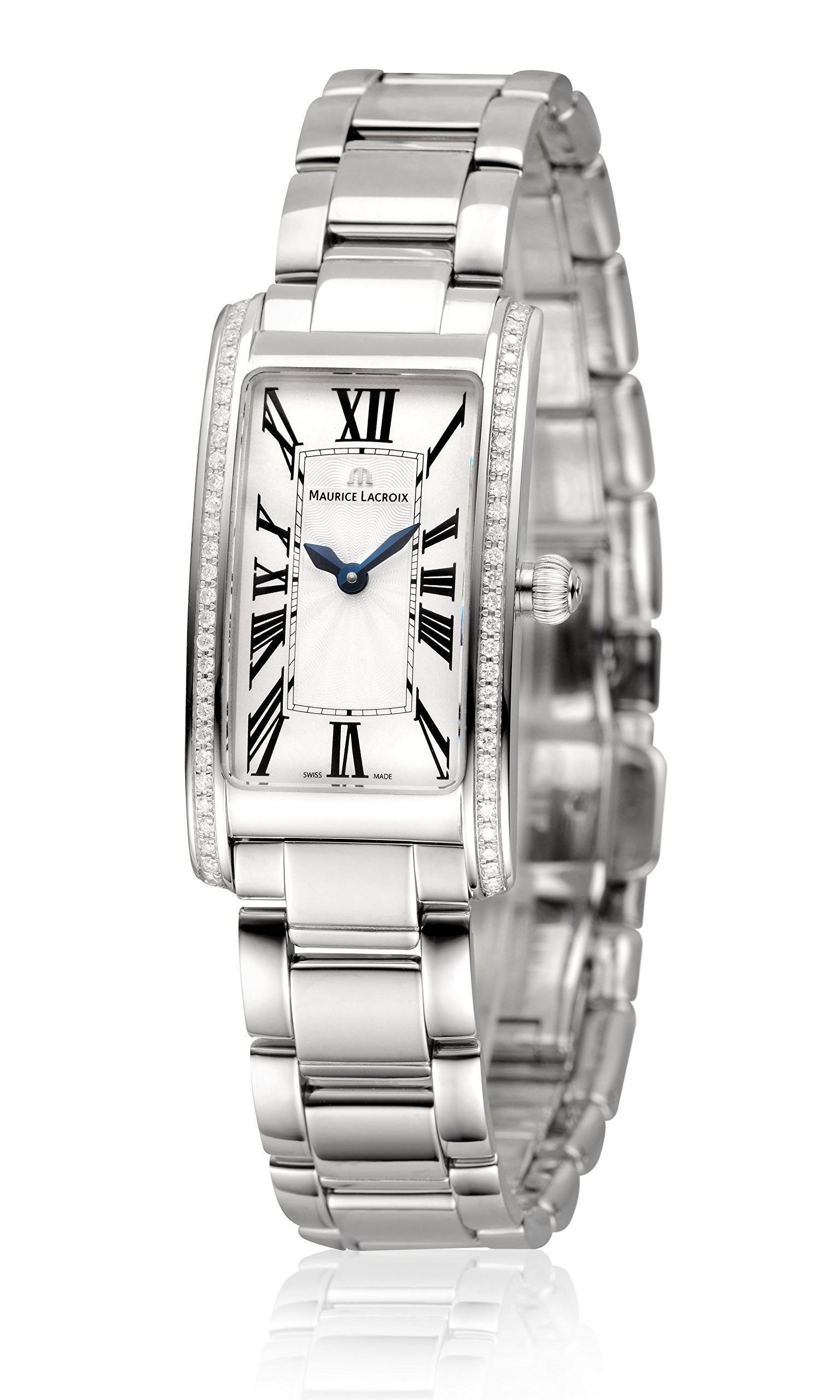  Shop Authentic Maurice Lacroix Fiaba Diamonds White Dial Silver Steel Strap Watch for Women - FA2164-SD532-118 - Luxxuri