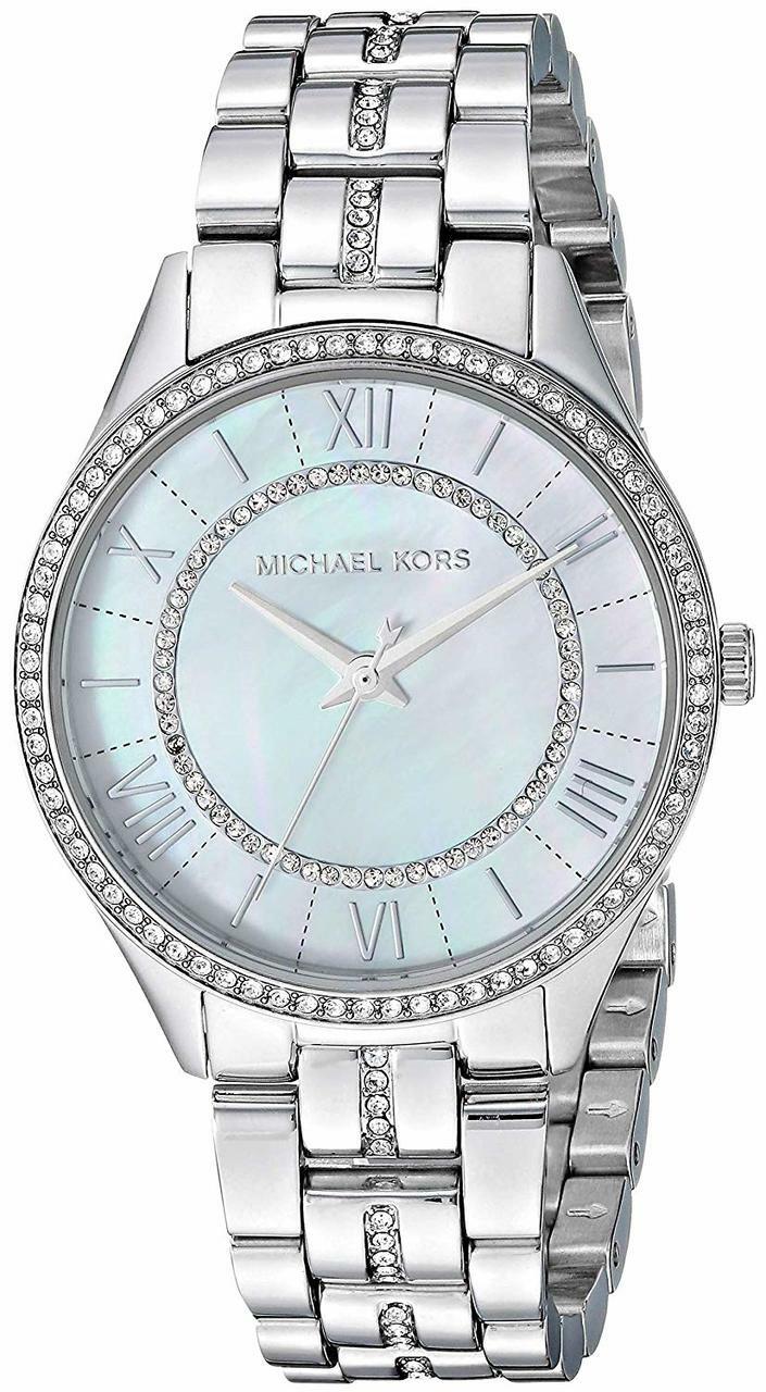  Shop Authentic Michael Kors Lauryn Mother of Pearl Dial Silver Steel Strap Watch for Women - MK3900 - Luxxuri
