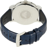  Shop Authentic Emporio Armani Dress Quartz Blue Dial Blue Leather Strap Watch For Men - AR2501 - Luxxuri