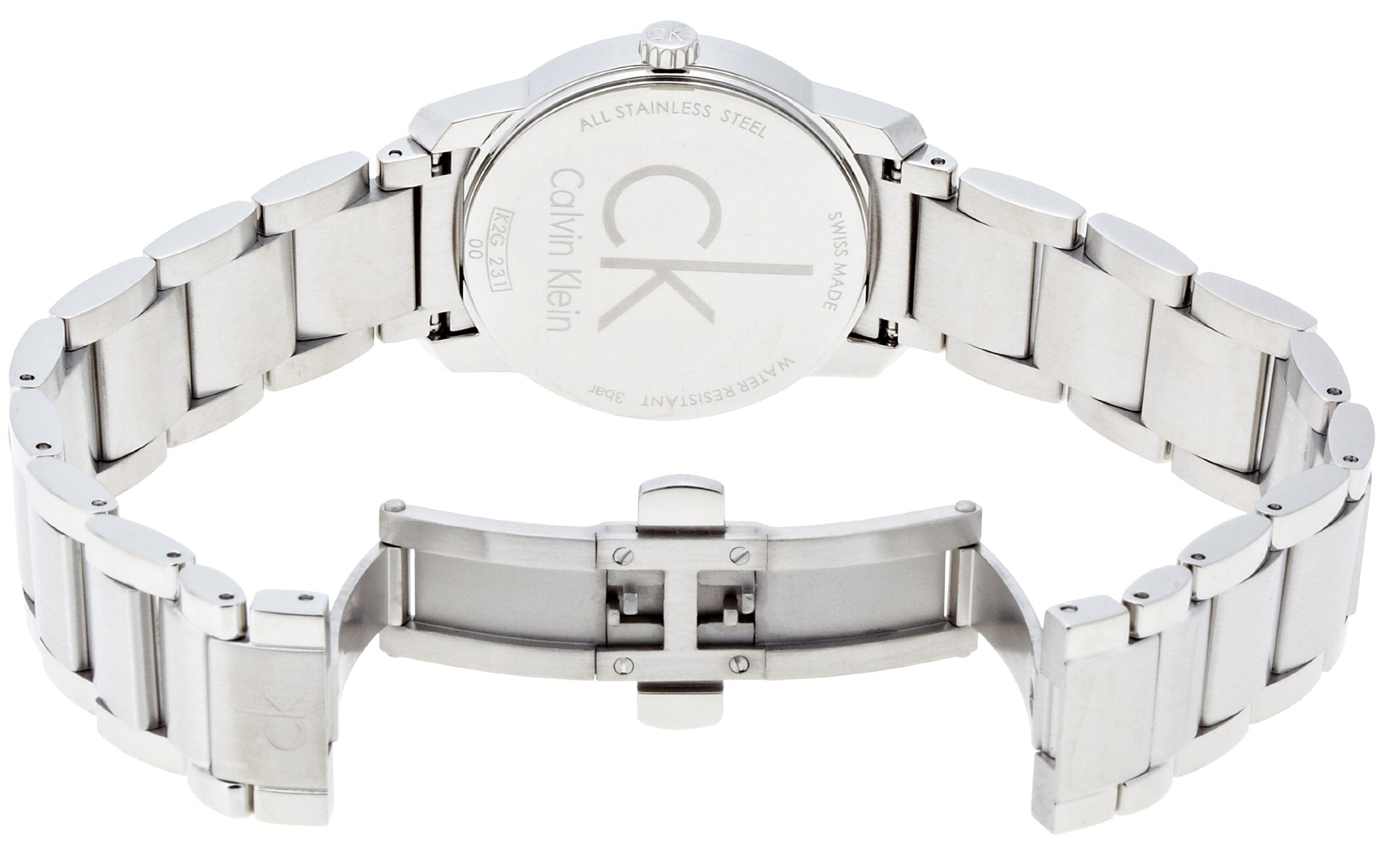  Shop Authentic Calvin Klein City Grey Dial Silver Steel Strap Watch for Women - K2G23161 - Luxxuri