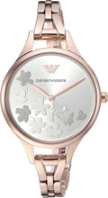  Shop Authentic Emporio Armani Aurora Quartz Silver Dial Gold Steel Strap Watch For Women - AR11108 - Luxxuri