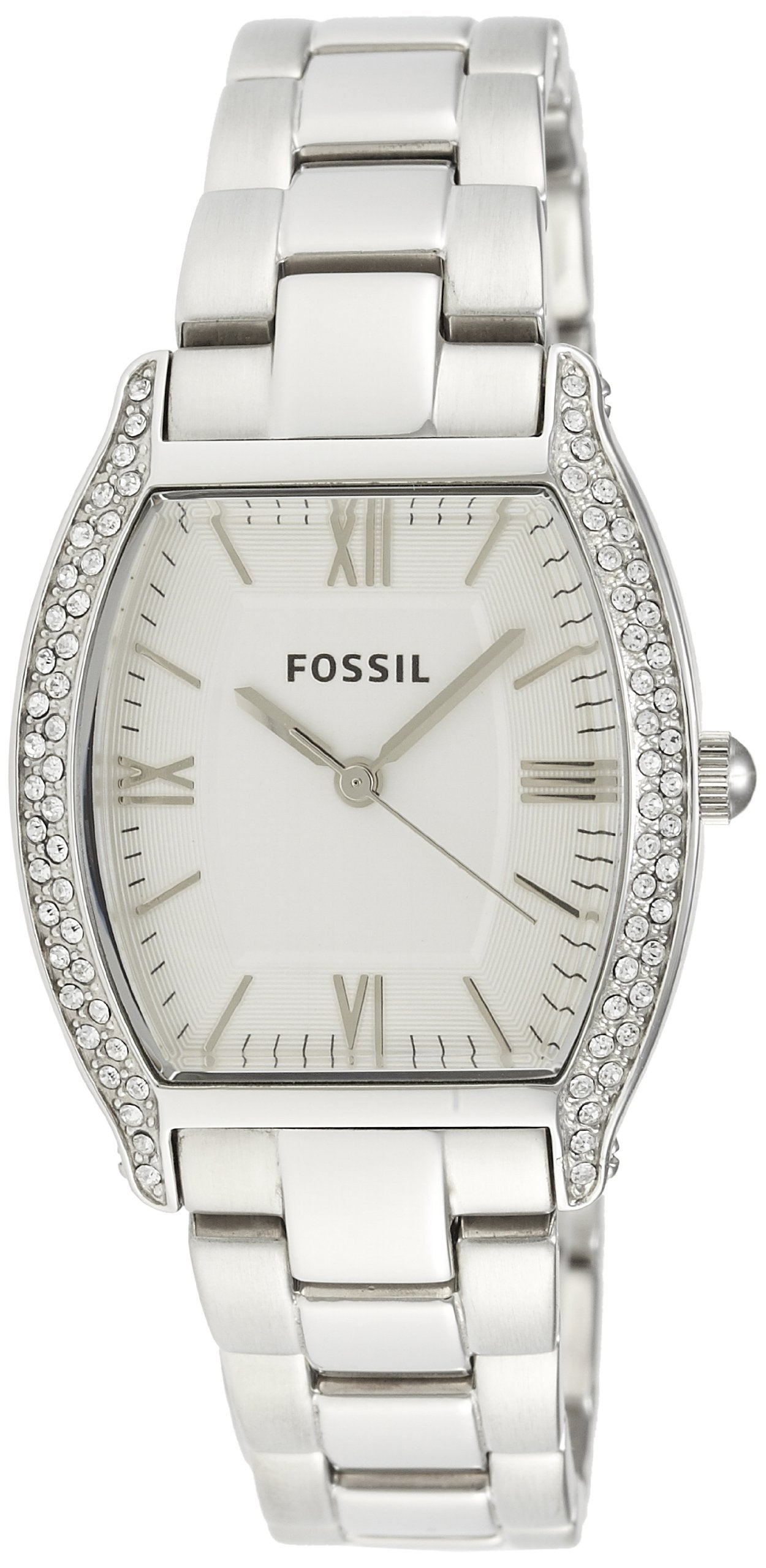  Shop Authentic Fossil Wallace Silver Dial Silver Steel Strap Watch for Women - ES3174 - Luxxuri
