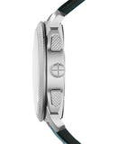  Shop Authentic Fossil Machine Chronograph Blue Dial Blue Leather Strap Watch for Men - FS5262 - Luxxuri