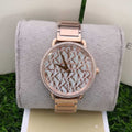  Shop Authentic Michael Kors Portia Quartz Silver Dial Rose Gold Steel Strap Watch For Women - MK3887 - Luxxuri