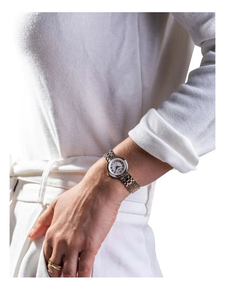  Shop Authentic Tissot Bellissima Lady Small Mother of Pearl Dial Two Tone Steel Strap Watch For Women - T126.010.22.013.01 - Luxxuri