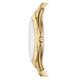  Shop Authentic Michael Kors Slim Runway Black Dial Gold Steel Strap Watch for Women - MK3803 - Luxxuri