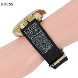  Shop Authentic Guess Swirl Quartz Black Dial Black Silicone Strap Watch for Women - W1096L3 - Luxxuri