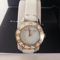  Shop Authentic Marc Jacobs Blade White Dial White Leather Strap Watch for Women - MBM1179 - Luxxuri