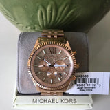  Shop Authentic Michael Kors Lexington Rose Gold Dial Rose Gold Stainless Steel Strap Watch for Men - MK8580 - Luxxuri