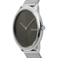  Shop Authentic Calvin Klein Minimal Grey Dial Silver Mesh Bracelet Watch for Women - K3M231Y3 - Luxxuri