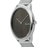  Shop Authentic Calvin Klein Minimal Black Dial Silver Mesh Bracelet Watch for Women - K3M22123 - Luxxuri