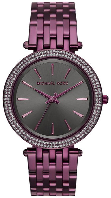  Shop Authentic Michael Kors Darci Black Dial Purple Steel Strap Watch for Women - MK3554 - Luxxuri