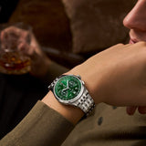  Shop Authentic Breitling Premier B01 Chronograph 42 Green Dial Silver Steel Strap Watch for Men - AB0145371L1A1 - Luxxuri