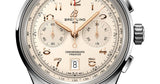  Shop Authentic Breitling Premier B01 Chronograph 42 White Dial Brown Leather Strap Watch for Men - AB0145211G1P1 - Luxxuri