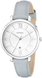  Shop Authentic Fossil Jacqueline White Dial Light Blue Leather Strap Watch for Women - ES3821 - Luxxuri