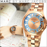  Shop Authentic Marc Jacobs Henry Rose Gold Dial Rose Gold Steel Strap Watch for Women - MBM3296 - Luxxuri