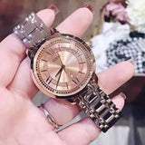  Shop Authentic Guess Montauk Rose Gold Dial Rose Gold Steel Strap Watch For Women - W0933L3 - Luxxuri