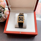  Shop Authentic Versace VD-25 Diamonds Black Dial Black Leather Strap Watch for Women - VQF020015 - Luxxuri