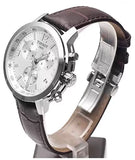  Shop Authentic Tissot PRC 200 Chronograph Silver Dial Brown Leather Strap Watch For Men - T055.417.16.037.00 - Luxxuri