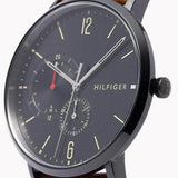  Shop Authentic Tommy Hilfiger Brooklyn Quartz Black Dial Brown Leather Strap Watch for Men - 1791510 - Luxxuri