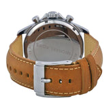  Shop Authentic Michael Kors Gage Chronograph Quartz Black Dial Brown Leather Strap Watch For Men - MK8333 - Luxxuri