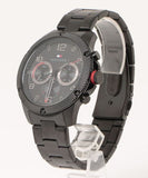  Shop Authentic Tommy Hilfiger Blaze Chronograph Black Dial Black Steel Strap Watch For Men - 1792030 - Luxxuri