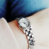  Shop Authentic Marc Jacobs Henry Dinky Silver Dial Silver Steel Strap Watch for Women - MBM3198 - Luxxuri