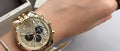  Shop Authentic Michael Kors Lexington Crystals Gold Dial Gold Steel Strap Watch for Men - MK8494 - Luxxuri
