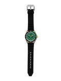  Shop Authentic Michael Kors Maritime Analog Green Dial Black Silicone Strap Watch for Men - MK9158 - Luxxuri