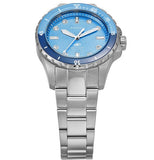 Shop Authentic Fossil Blue Dive Three Hand Blue Dial Silver Steel Strap Watch For Women - ES5353 - Luxxuri