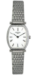  Shop Authentic Longines La Grande Classique de Longines Tonneau 22 Diamond Watch for Women - L4.288.0.11.6 - Luxxuri