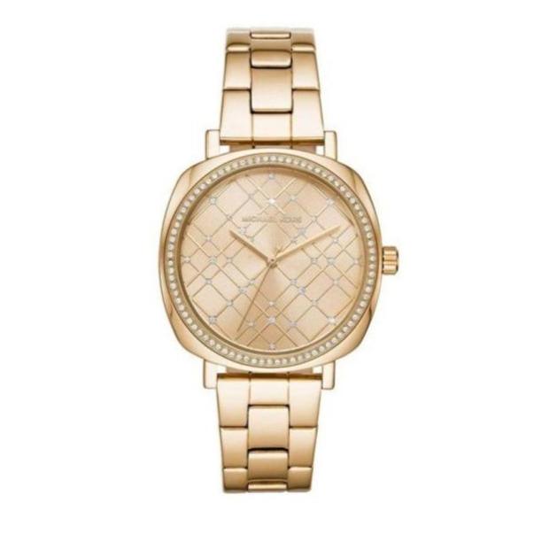 Michael Kors Nia Quartz Gold Dial Gold Steel Strap Watch For Women - MK3989