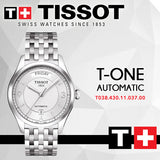  Shop Authentic Tissot T Classic T One Automatic Silver Dial Silver Steel Strap Watch For Men - T038.430.11.037.00 - Luxxuri