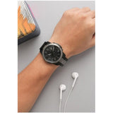  Shop Authentic Fossil Grant Chronograph Black Dial Two Tone Steel Strap Watch for Men - FS5269 - Luxxuri