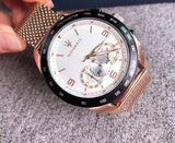  Shop Authentic Maserati Traguardo 45mm Chronograph Rose Gold Mesh Strap White Dial Watch For Men - R8873612011 - Luxxuri