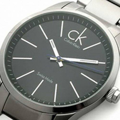  Shop Authentic Calvin Klein Bold Grey Dial Silver Steel Strap Watch for Men - K2241107 - Luxxuri