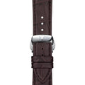  Shop Authentic Tissot Gentleman Powermatic 80 Silicium Silver Dial Brown Leather Strap Watch For Men - T127.407.16.031.01 - Luxxuri
